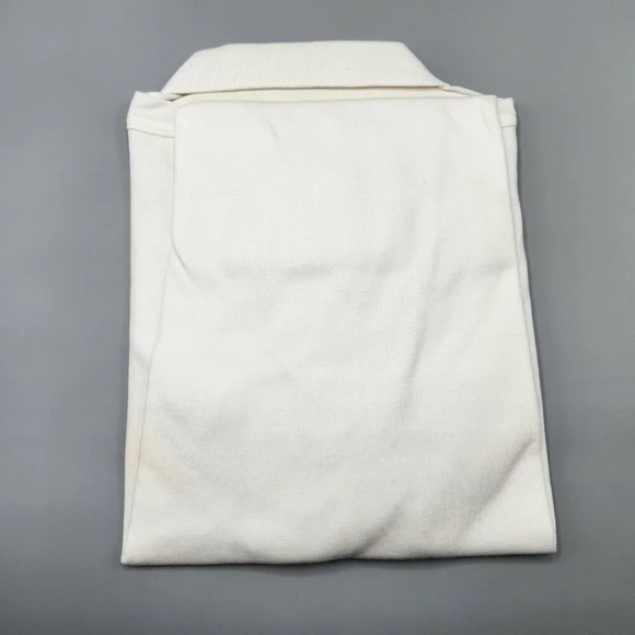 Vintage Court Club White Tennis Shirt  Mens Large - Picture 10 of 11